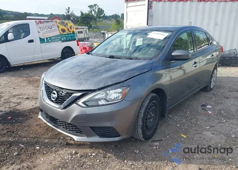 2016 Nissan Sentra S из США, поврежденный, VIN 3N1AB7AP4GY334098
